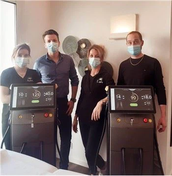 Triệt lông cánh tay bằng Laser Diode bước sóng 808nm