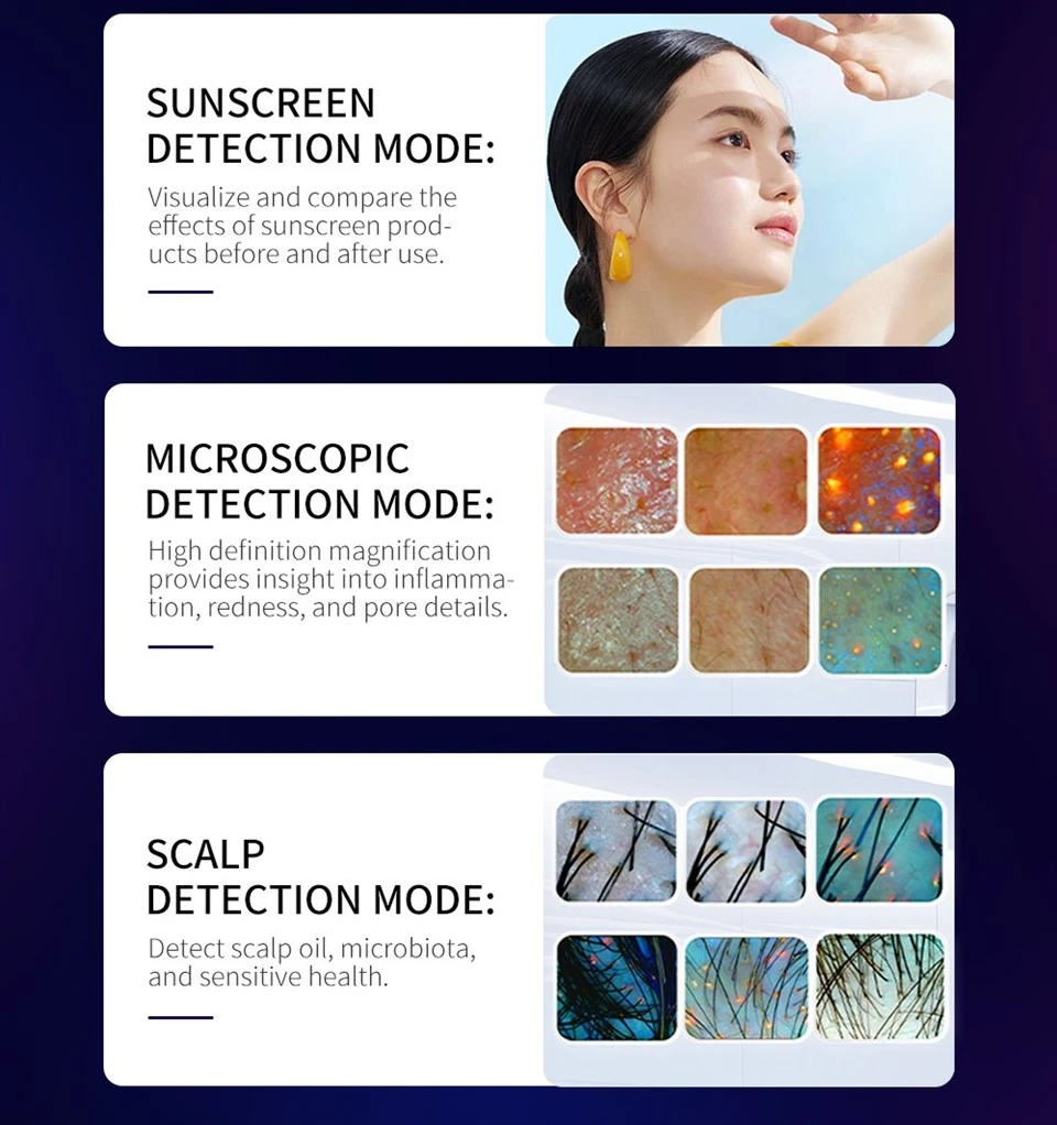 Pro-AI 3D Facial & Scalp Skin Analyzer factory