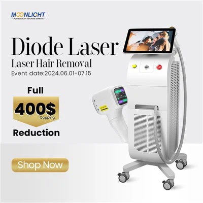 Máy tẩy lông bằng laser diode nhanh